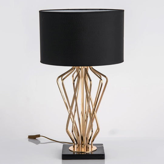 Noémie - Gold Finish Hourglass Night Light Table Lamp