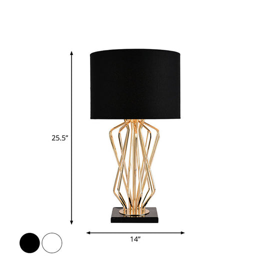 Noémie - Gold Finish Hourglass Night Light Table Lamp