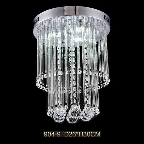 Modern Crystal Led Pendant Light Fixture For Indoor Lamp Lamparas De Techo Surface Mounting Bedroom