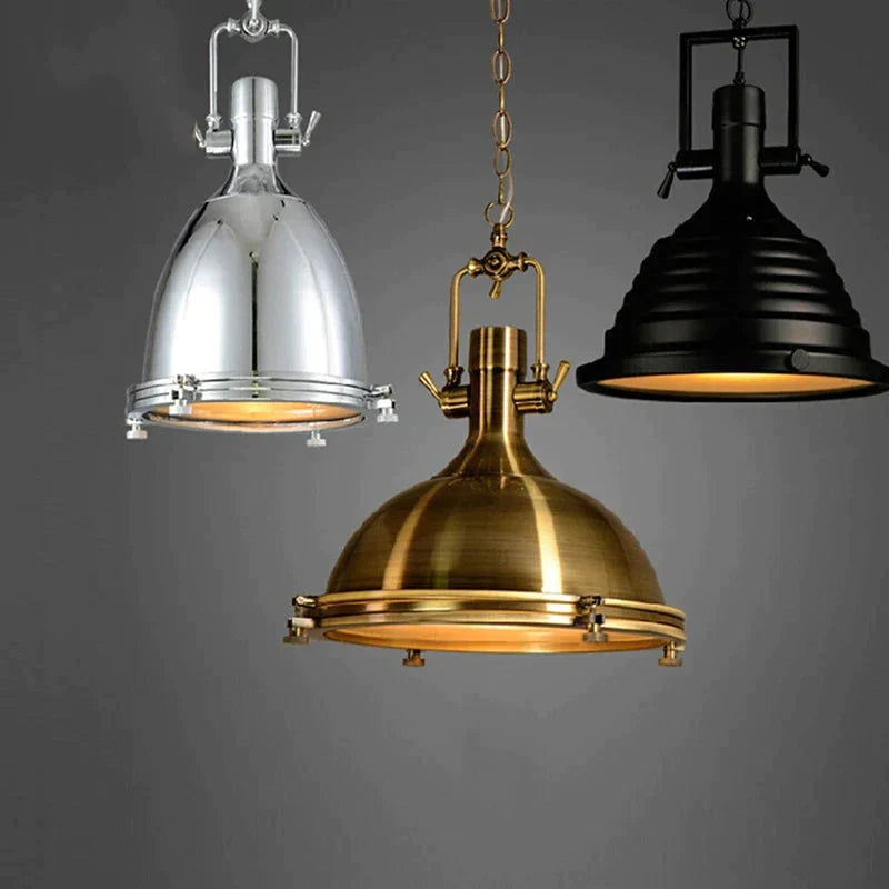 3 Style Loft Retro Industrial Hanging Hardware Metals Pendant Lamp Vintage E27 Led Lights For