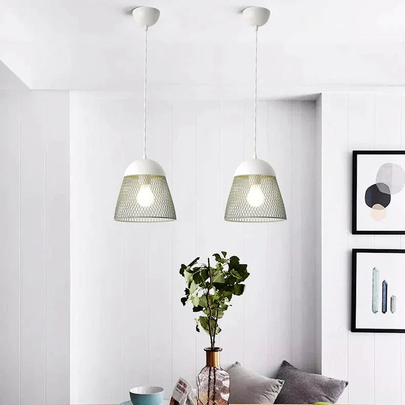 Net Nordic Kitchen Island Pendant Light Dining Room Modern Lamp Loft Suspension Lighting Fixtures