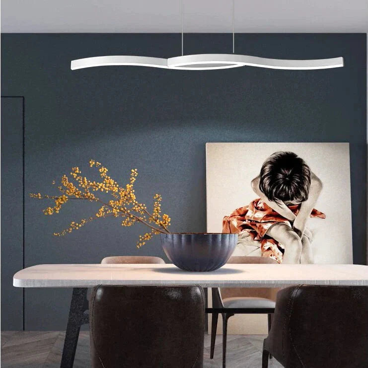 Acrylic Modern Led Pedant Light Hanging Lamp 120Cm 100Cm New Pendant For Dining Room Kitchen Office