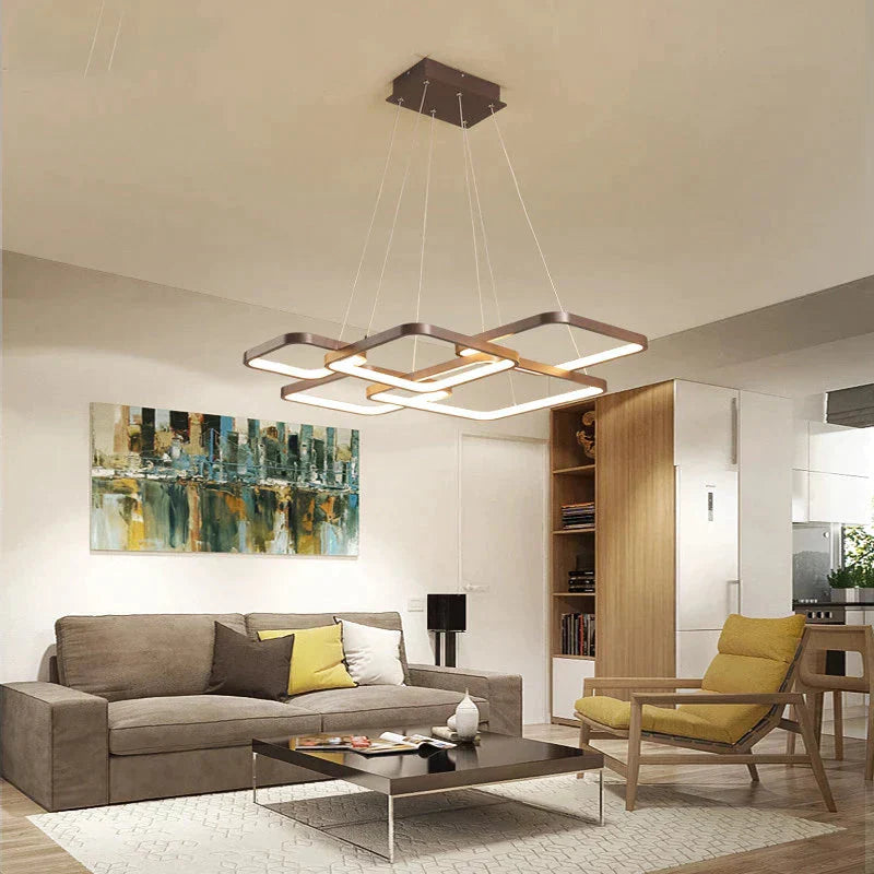 Modern Brown Led Pendant Lights For Kitchen Cord Bar Bedroom Industrial Lighting Dining Room Lampki