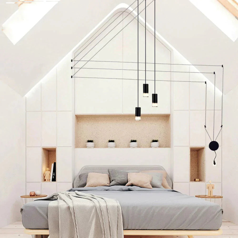 Simple Hanging Lamp Minimalist Pendant For Home Living Meeting Room Corridor Bedroom Lighting