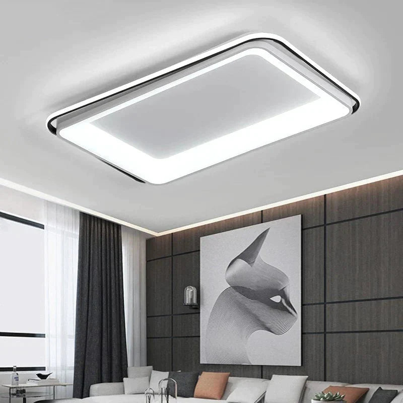 Modern Acrylic Ceiling Lights For Bedroom Support Remote Control Led Surface Mount Lamps