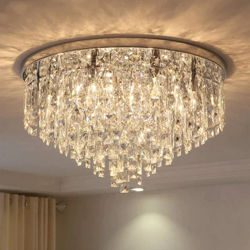 Modern Led Crystal Pendant Lights For Bedroom Corridor Kitchen Strip Nordic Lamp Industrial Living