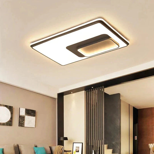 Modern Led Ceiling Lighting Lamps Round/Square/Rectangle Design For Living Room Led Indoor Home