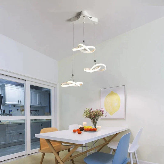 Modern Acrylic Led Pendant Lights Loft Decor For Kitchen Dining Room Ceiling Hanglamp Lustres Para