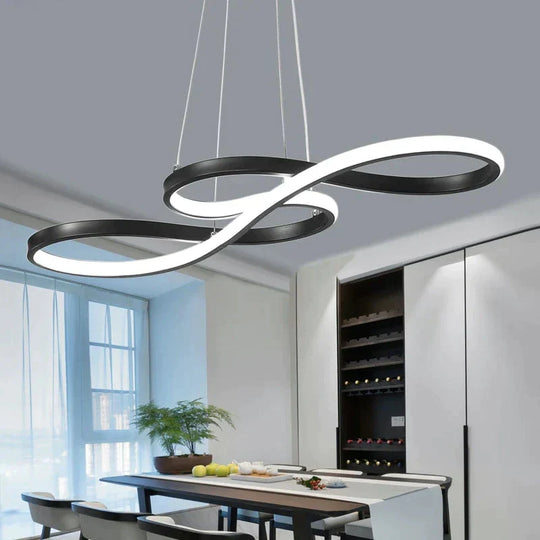 Modern New Creative Led Pendant Lights Kitchen Aluminum Silica Suspension Hanging Cord Lamp For