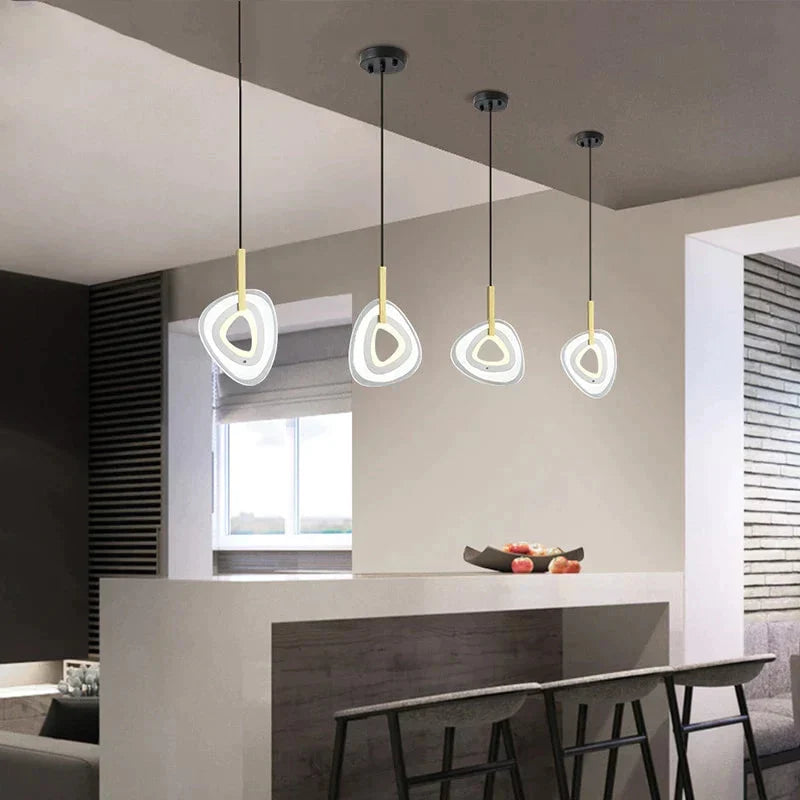 Nordic Led Pendant Lights For Dining Room Bar Bedroom Living Kitchen Creative Art Deco Hanging Lamp