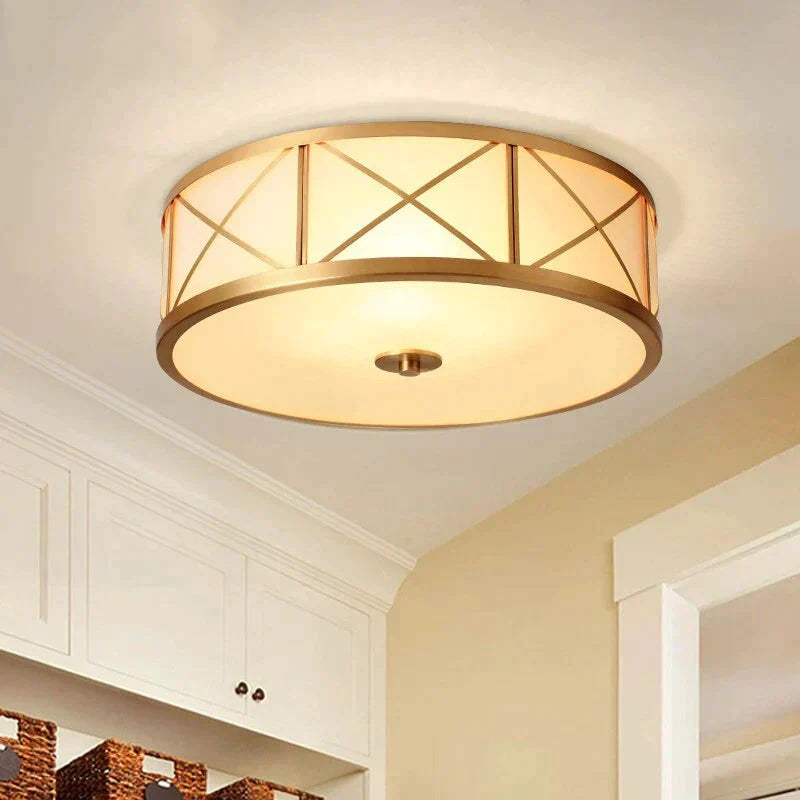 Modern Copper Plafonnier Led Ceiling Light Living Room Lights Lampy Sufitowe Lamp Lustre Lamparas