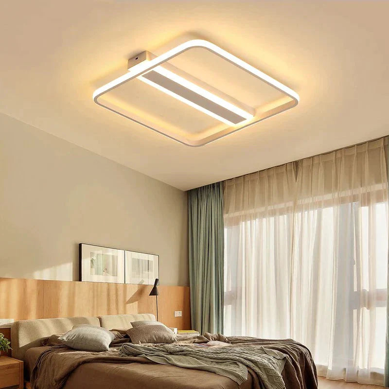 Acrylic Kids Led Ceiling Lights For Study Room Around And Square Lighting Fixtures Lampe Plafond