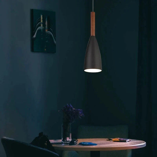 Modern Loft Simple Pendant Lights E27 Led Single Head Hanging Lamp For Kitchen Living Room Bedside