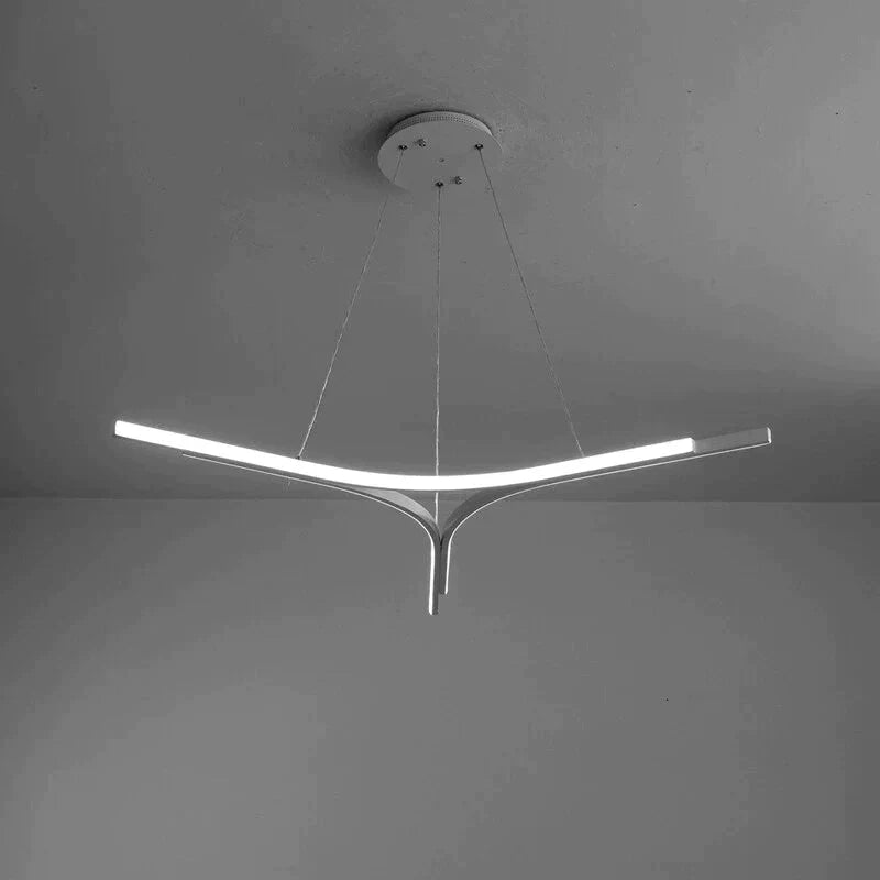 Modern Led Pendant Lights Living Room Restaurant Hang Lamp Aluminum Remote Control Dimming Hanging