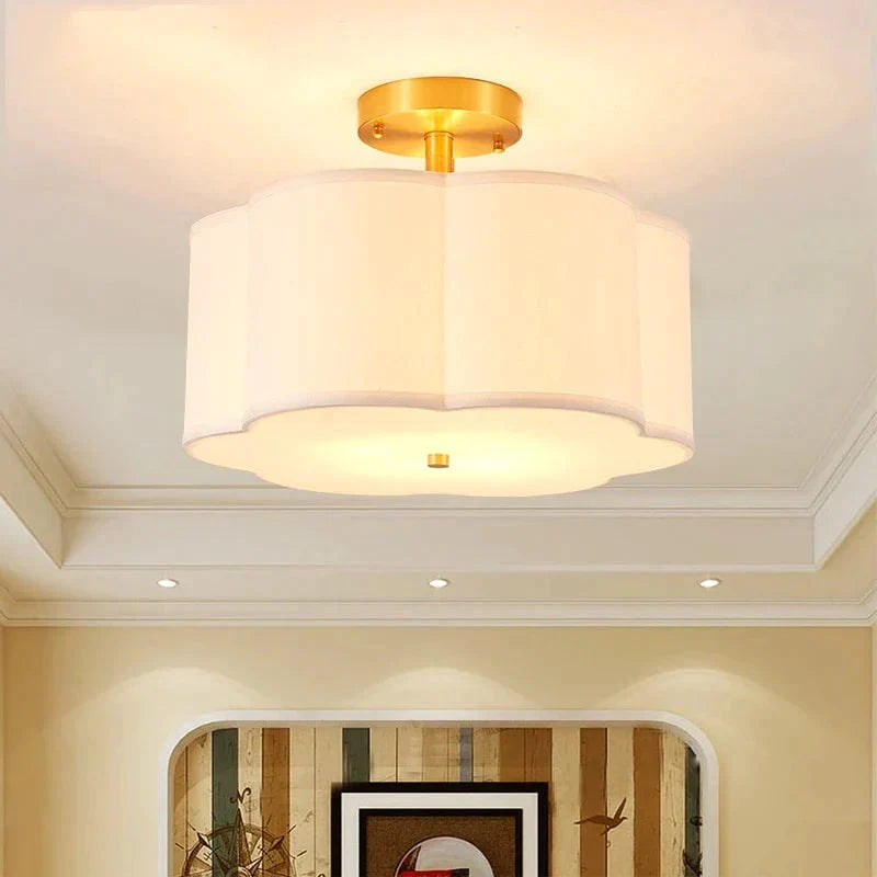 Modern Flower Shaped Led Pendant Lights For Corridor Bedroom Vintage E27 Luminaire Plafonnier Led