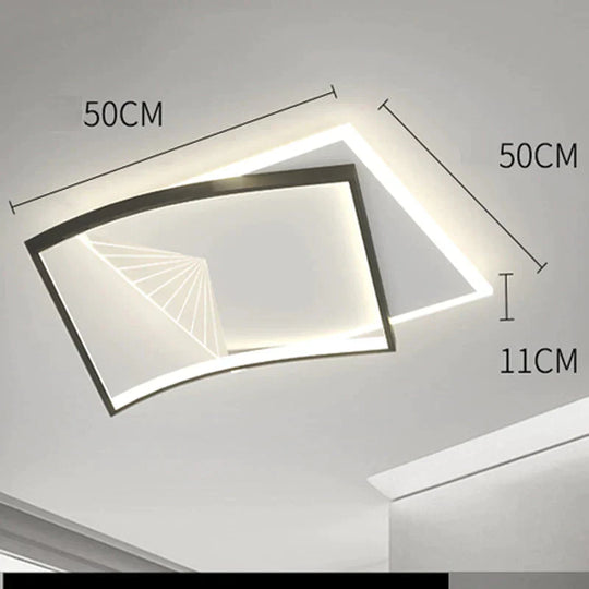 Ultra - Thin Living Room Lamp In Light The Bedroom Ceiling Master Simple Nordic New Style
