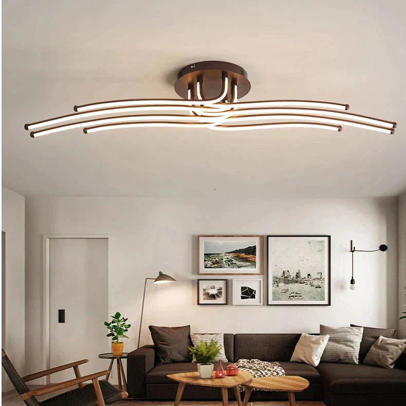 Modern Led Chandelier Aluminum Lights For Living Room Bedroom Home Ceiling Fixtures Luminaire