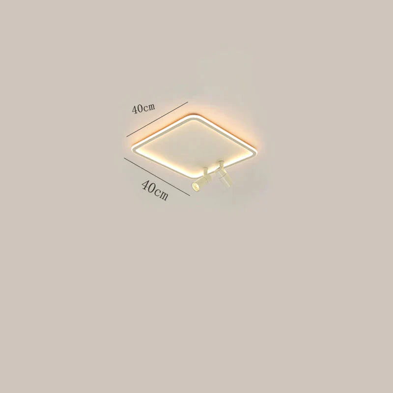 Simple Living Room Lamp Led Ceiling Modern Nordic Square Dining Main Light In The Bedroom White /