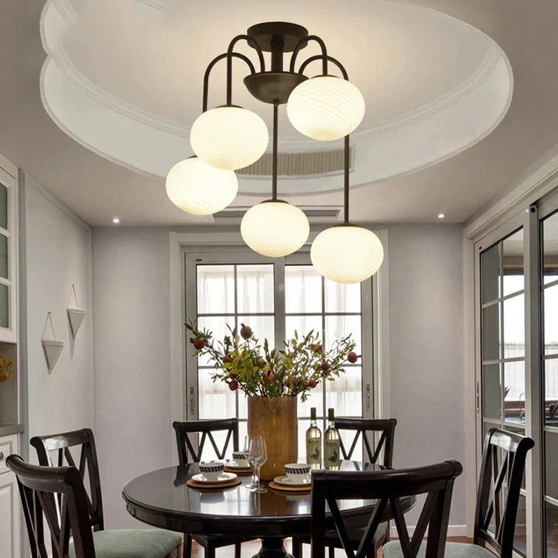 Modern Led Pendant Lights Glass Lampshade For Bedroom Kitchen Luminaria Led Living Room Surface