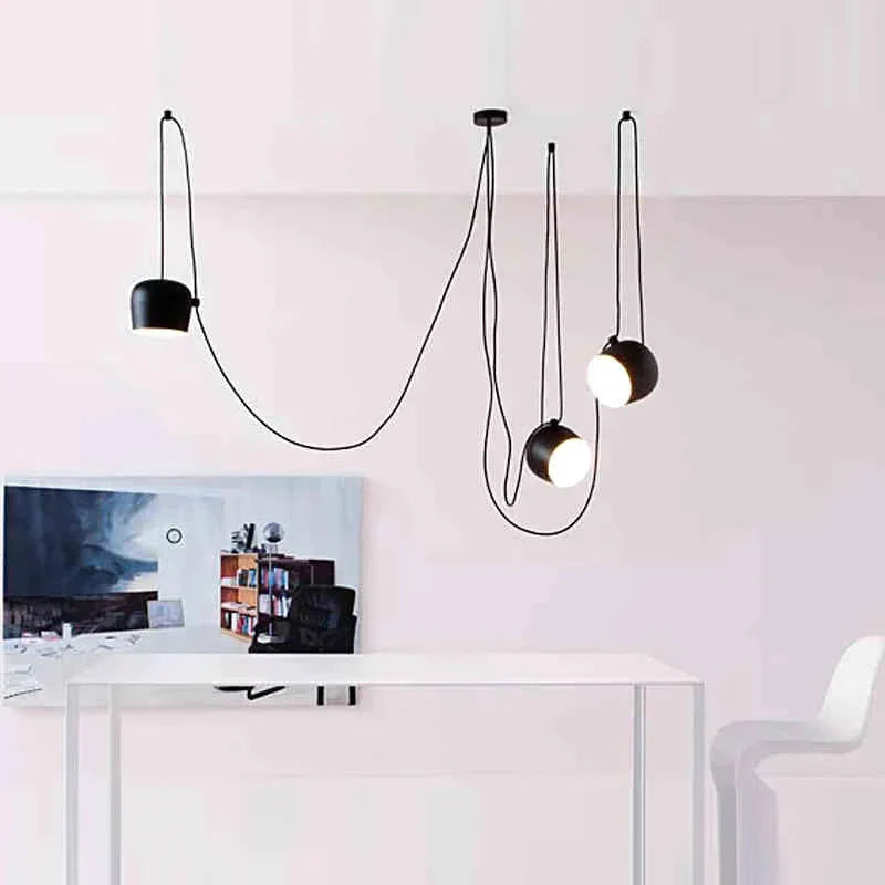 Custom Modern Spider Industrial Pendant Lights For Diving Room/Restaurants Kitchen Lamps E27