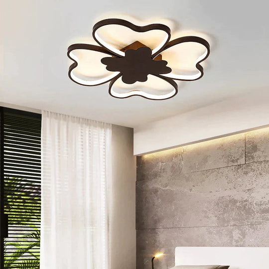 New Arrival Modern Led Ceiling Lights For Living Room Bedroom Dining Study White / Coffee Color