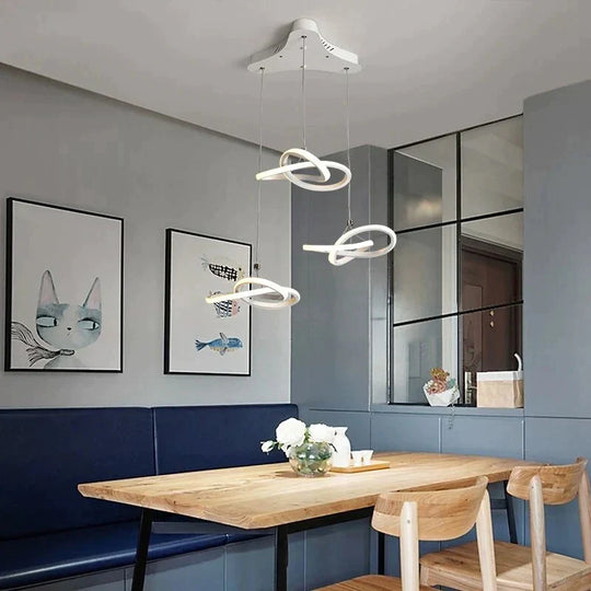 Modern Acrylic Led Pendant Lights Loft Decor For Kitchen Dining Room Ceiling Hanglamp Lustres Para