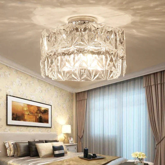 Creative Crystal Ceiling Lights For Corridor Bedroom Dining Room Cafe Hall Home Lighting Modern Led