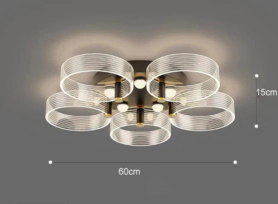 New Modern Simple Bedroom Lamp Ceiling