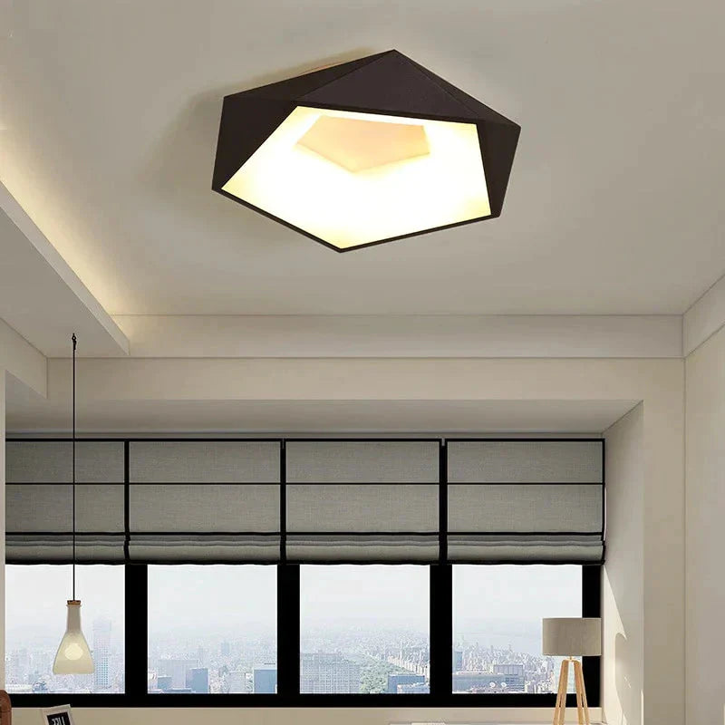 Led Light Ceiling Modern For Living Room Commercial Places W/Dimmable + Rc Lamp Fixtures Lighting