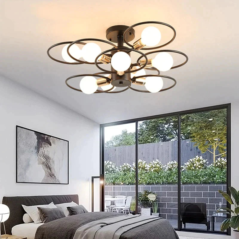 Modern Led Pendant Lights For Living Room Bedroom Lamparas Salon Techo Lighting Industrial Decor