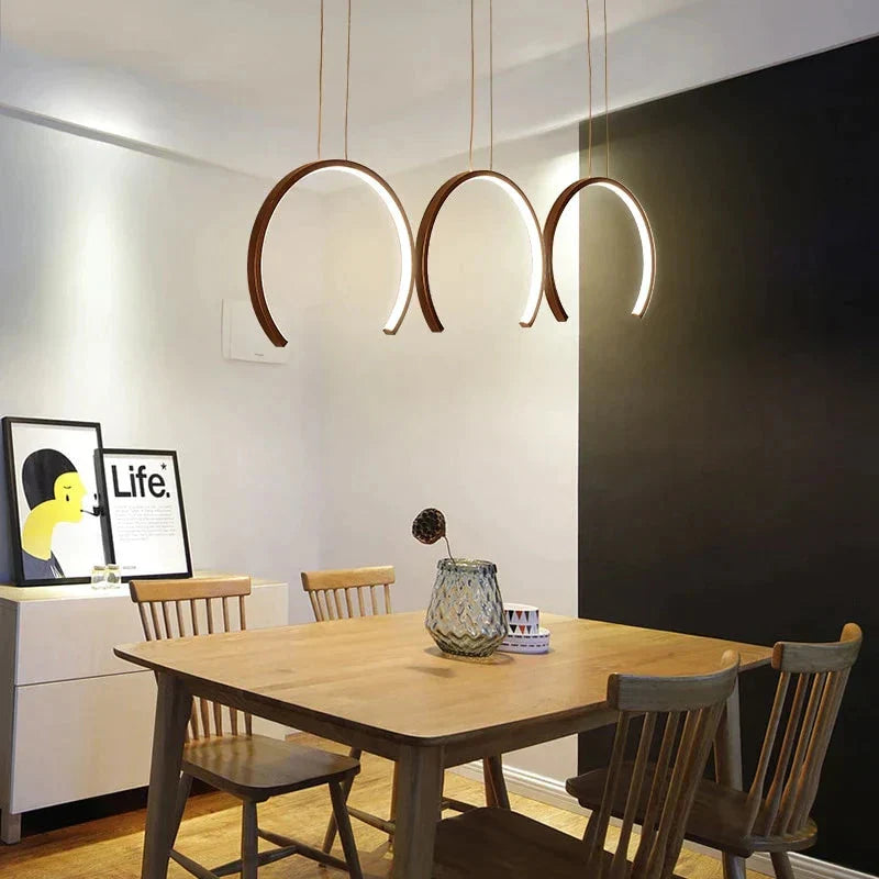 Aluminum Modern Led Pendant Light White/Coffee Led Lamp For Dining Room Living Bedroom Lighting