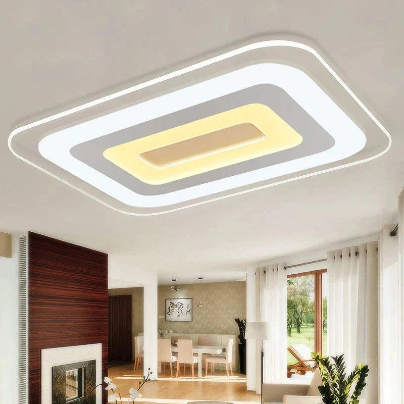 Modern Led Ceiling Lights For Indoor Lighting Plafon Square Lamp Fixture Living Room Bedroom