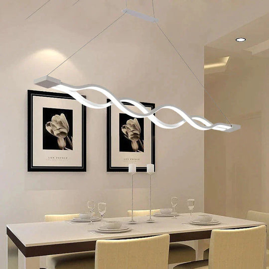 Novelty Led Pendant Light For Kitchen Dining Room White Lamp Coffee House Bedroom Suspension