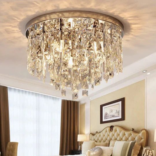 Modern Led Crystal Pendant Lights For Bedroom Corridor Kitchen Strip Nordic Lamp Industrial Living