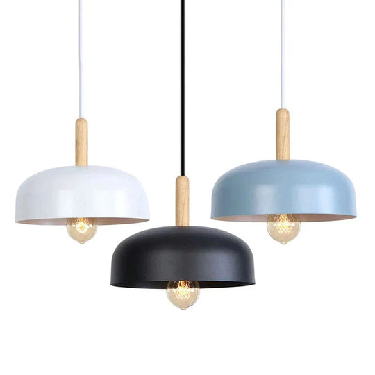 Modern Nordic Metal E27 Led Pendant Lights Bar Coffee Decorative Hanging Lamp Restaurant Bedroom