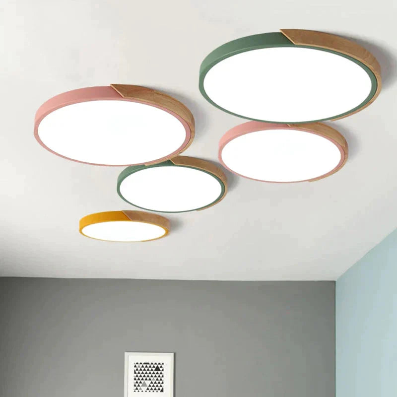 Modern Led Ceiling Light For Living Room Lighting Fixtures Bedroom Kitchen Surface Mount Lamp White