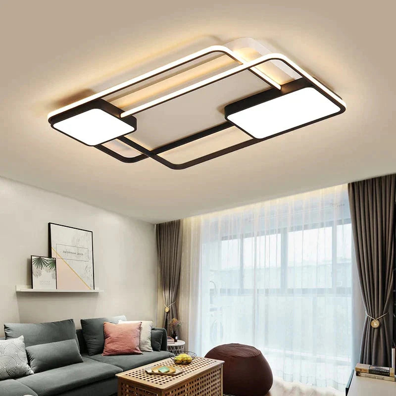 New Modern Led Ceiling Light For Living Room Bedroom Dining Aluminum Body Indoor Home Lamp Lighting