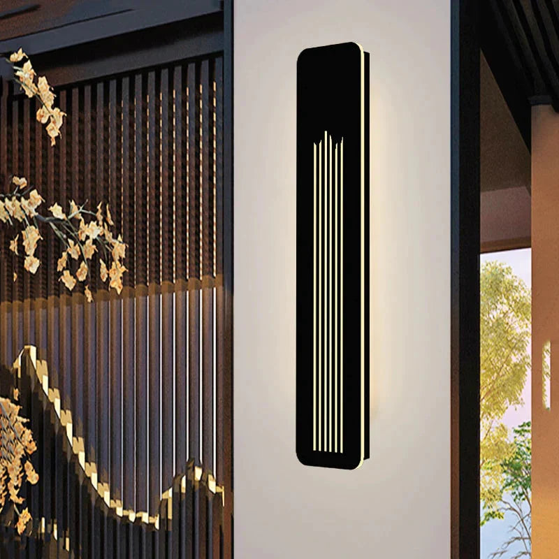 Modern Waterproof Outdoor Led Wall Lamps Ip65 Aluminum Light Garden Porch Sconce Lights 110V 220V