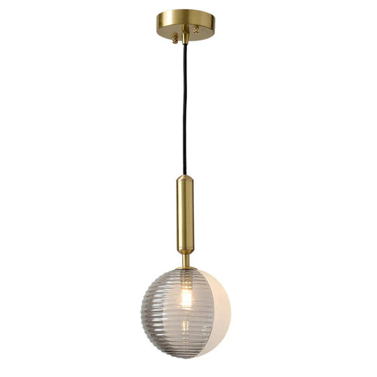 Restaurant Hanging Bulbs Bubble Ball Bronze Chandeliers Pendant