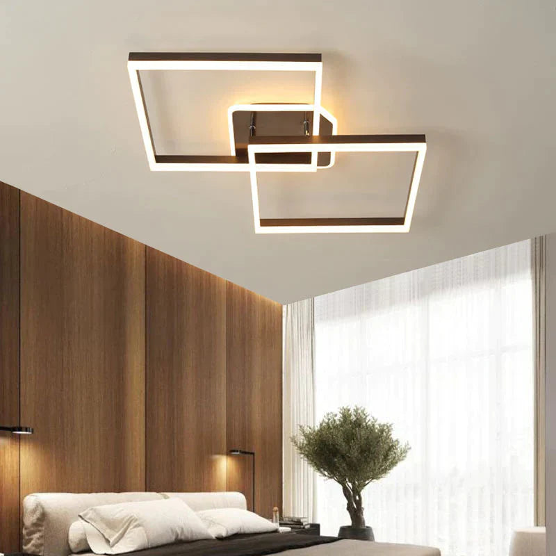 Led Ceiling Lamp Acrylic Aluminum Living Room Modern Simple Lighting Bedroom Study