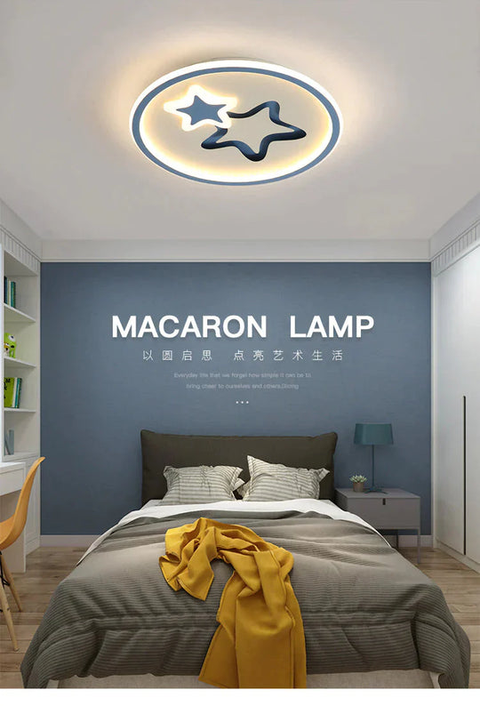 Star Cartoon Ceiling Lamp Children’s Room Bedroom