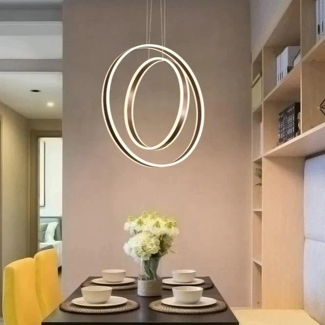 Round Personality Led Nordic Restaurant Chandelier Pendant