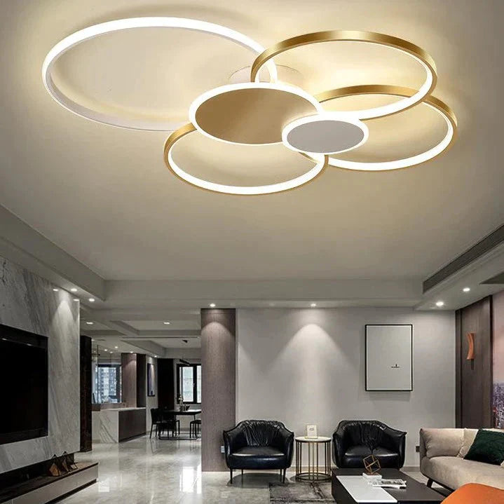 Nordic Light Luxury Hall Main Lamp Living Room Ceiling Led Bedroom Interior Decoration Modern