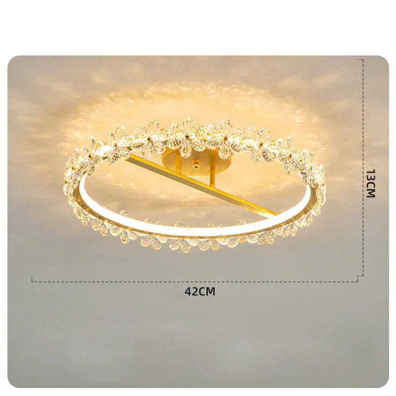 Ceiling Lamp Atmosphere Light Luxury Living Room Crystal Dining Creative Personality In The Bedroom