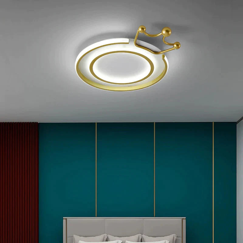 Modern Minimalist Study Lamp Led Creative Crown Ceiling