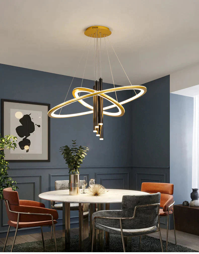 Luxury Nordic Ring Chandeliers Are Modern And Simple Pendant