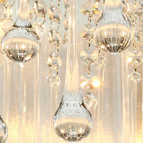 Modern Fabric Fashion Romantic Bedroom Lamp Living Room Ceiling Chandelier Wedding Brushed Crystal