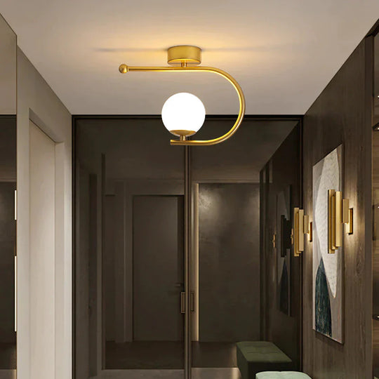 Modern Simple Corridor Lamp Circular Ceiling