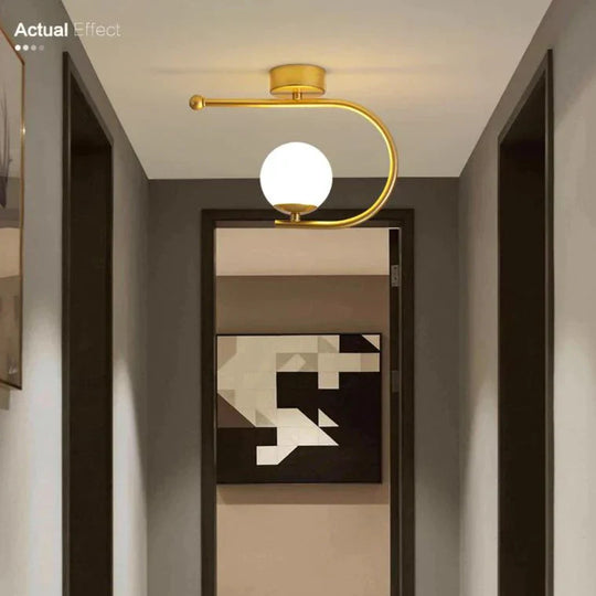 Modern Simple Corridor Lamp Circular Ceiling