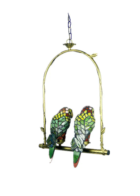 Creative Parrot Chandelier Retro Lighting Fixtures Pendant
